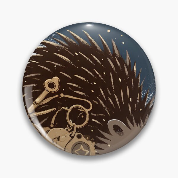 Item preview, Vintage Keyring Hedgehog designed and sold by pumsquare.