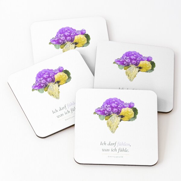 Item preview, Pansies with raindrops · I am allowed to feel designed and sold by EmotionsOK.