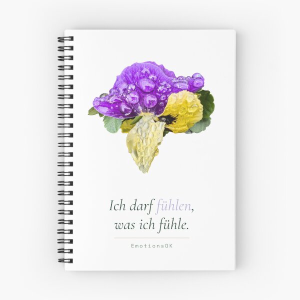 Item preview, Pansies with raindrops · I am allowed to feel designed and sold by EmotionsOK.