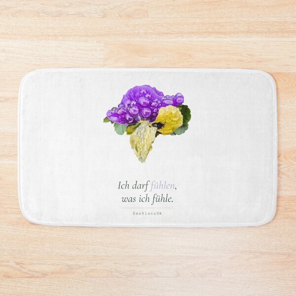 Item preview, Pansies with raindrops · I am allowed to feel designed and sold by EmotionsOK.