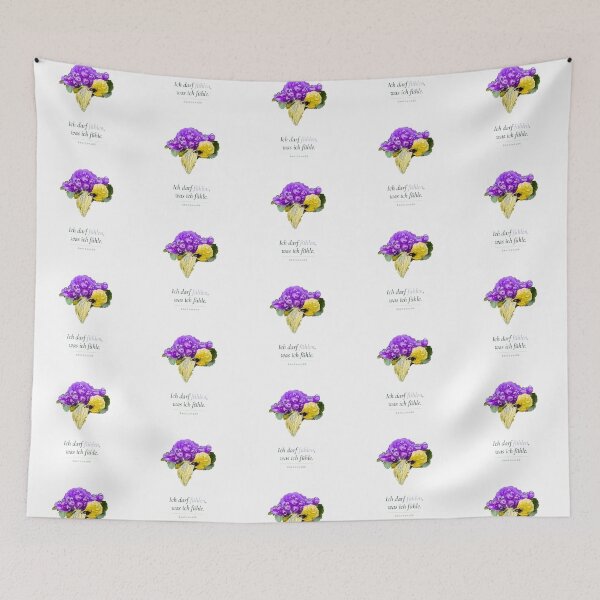 Item preview, Pansies with raindrops · I am allowed to feel designed and sold by EmotionsOK.