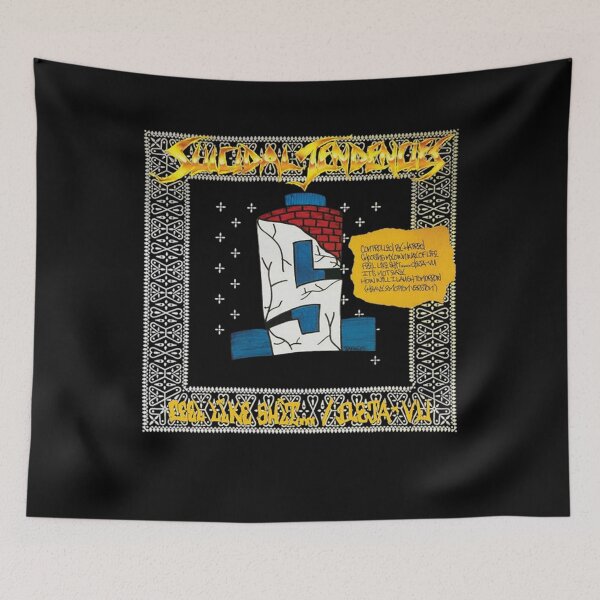 Item preview, Suicidal Tendencies Controlled by Hatred Feel Like Déjà Vu album 1989  designed and sold by MinesSticker.