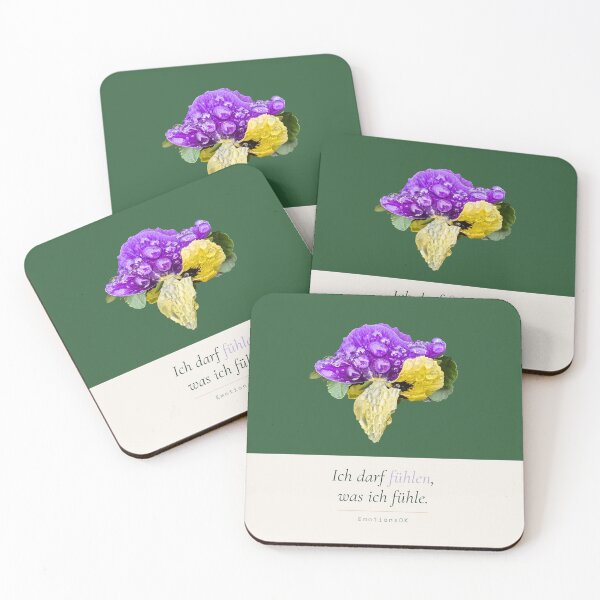 Item preview, Pansies with raindrops · I am allowed to feel designed and sold by EmotionsOK.