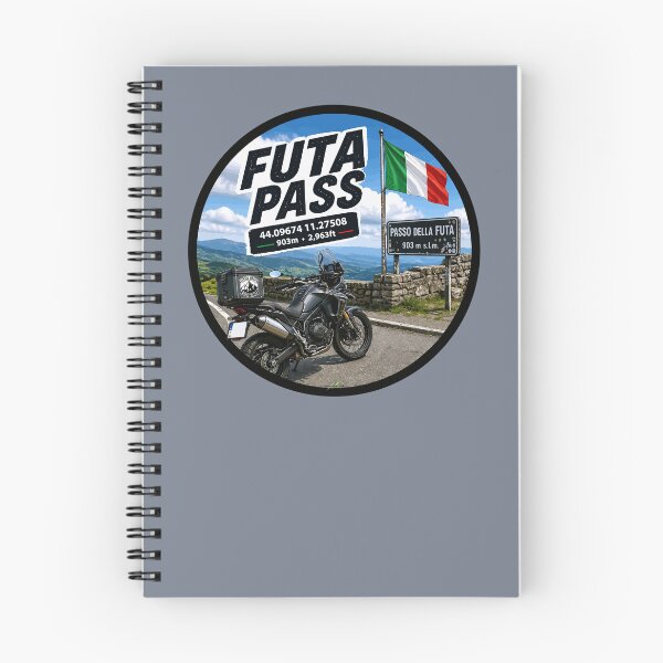 Item preview, Passo Della Futa Italy Motorcycle Sticker TShirt 03 designed and sold by OuterShellUK.