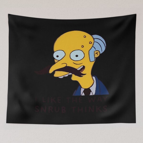 Item preview, I Like The Way Snrub Thinks Cartoon Parody Meme designed and sold by MinesSticker.