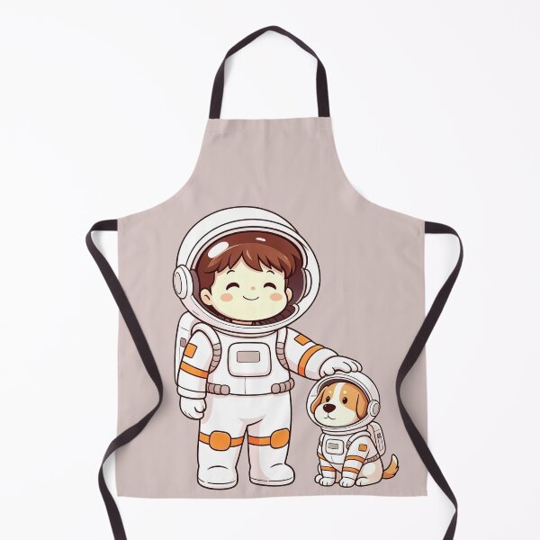 Item preview, Cute Astronaut Boy and astronaut Dog designed and sold by TeyArtWork.