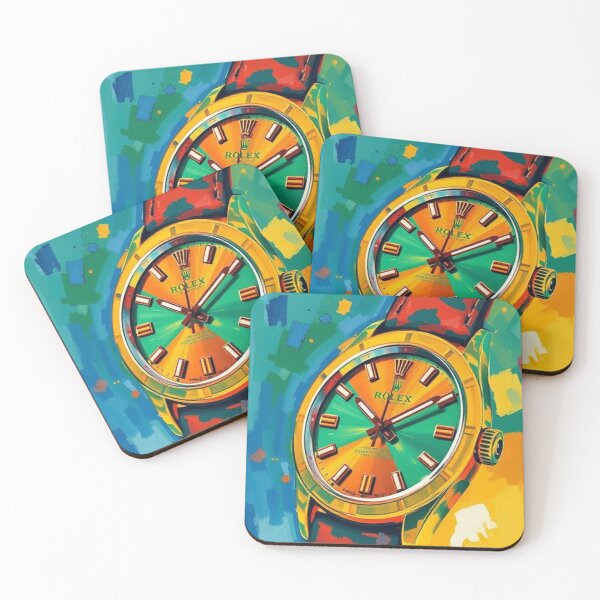 Item preview, Luxury multicolor oil painting style watch designed and sold by RAISC.