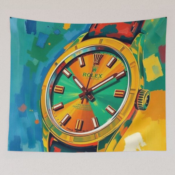 Item preview, Luxury multicolor oil painting style watch designed and sold by RAISC.