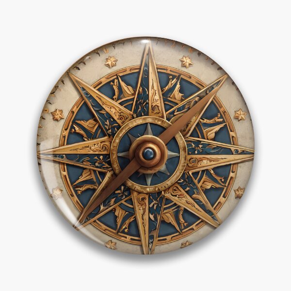 Item preview, Celestial Compass Rose designed and sold by pumsquare.