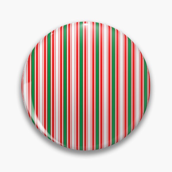 Item preview, Christmas Vertical Stripes Seamless Pattern — Candy Cane Red, Green & White Pin Stripe designed and sold by Zaya_art.