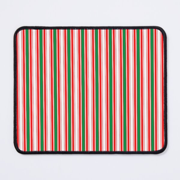 Item preview, Christmas Vertical Stripes Seamless Pattern — Candy Cane Red, Green & White Pin Stripe designed and sold by Zaya_art.