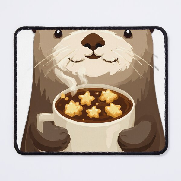 Item preview, Cozy Coffee Shop Otter designed and sold by pumsquare.