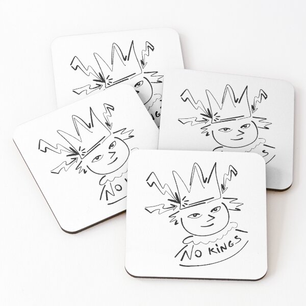 Item preview, No Kings Punk Doodle Art designed and sold by NayaChu.