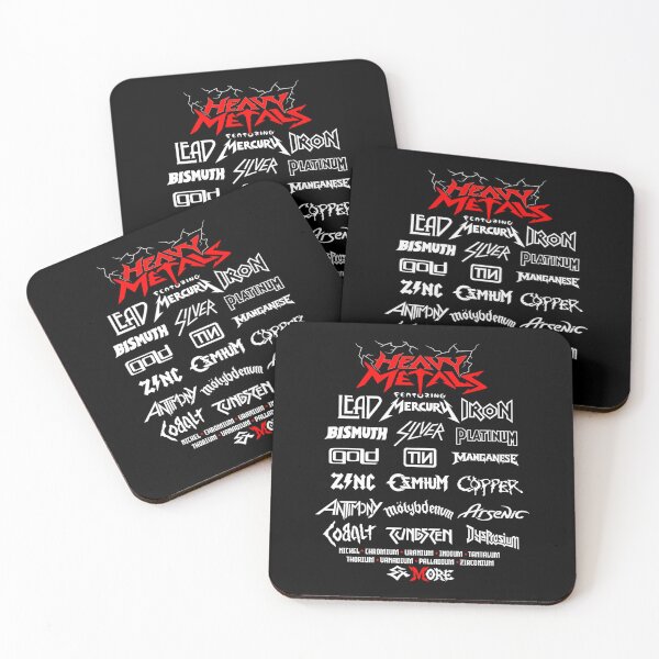 Item preview, Back Print Heavy Metals Parody Red  White Edition designed and sold by MinesSticker.