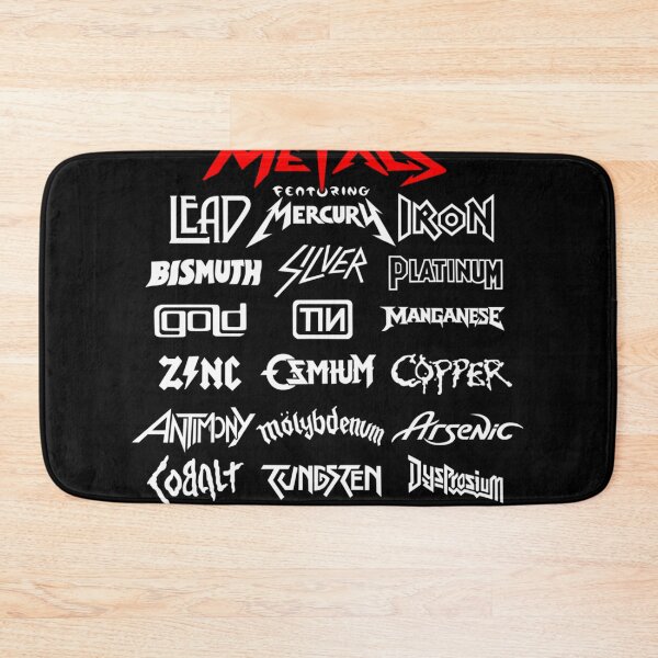 Item preview, Back Print Heavy Metals Parody Red  White Edition designed and sold by MinesSticker.