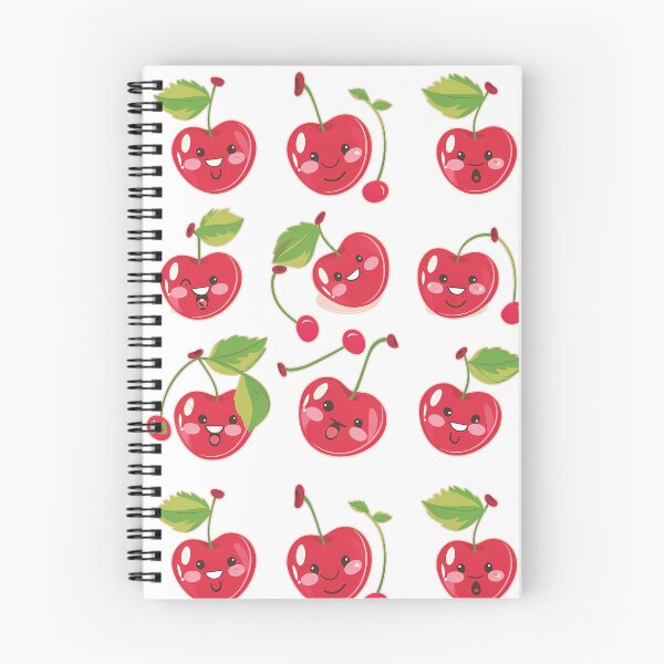 Item preview, Cute Kawaii Cherry Sticker Sheet Sweet Fruit Mascot Pack designed and sold by DesignArtist.ia.