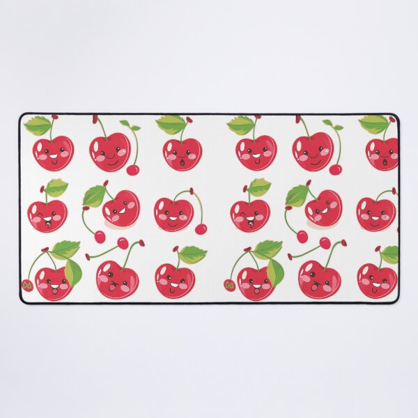 Item preview, Cute Kawaii Cherry Sticker Sheet Sweet Fruit Mascot Pack designed and sold by DesignArtist.ia.