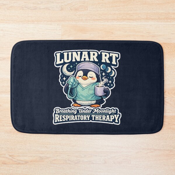 Item preview, Cute Penguin Respiratory Therapist Shirt – Lunar RT Night Shift Healthcare Mascot Retro Aesthetic Respiratory Therapy Sticker designed and sold by ClinicalHubs.