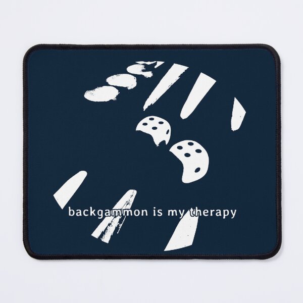 Item preview, Backgammon is my therapy designed and sold by bravoalpha.