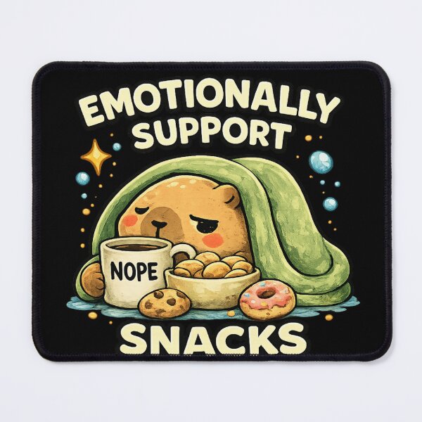 Item preview, Cute Capybara Emotionally Support Snacks designed and sold by Hobby-up.