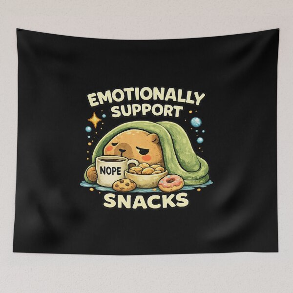 Item preview, Cute Capybara Emotionally Support Snacks designed and sold by Hobby-up.