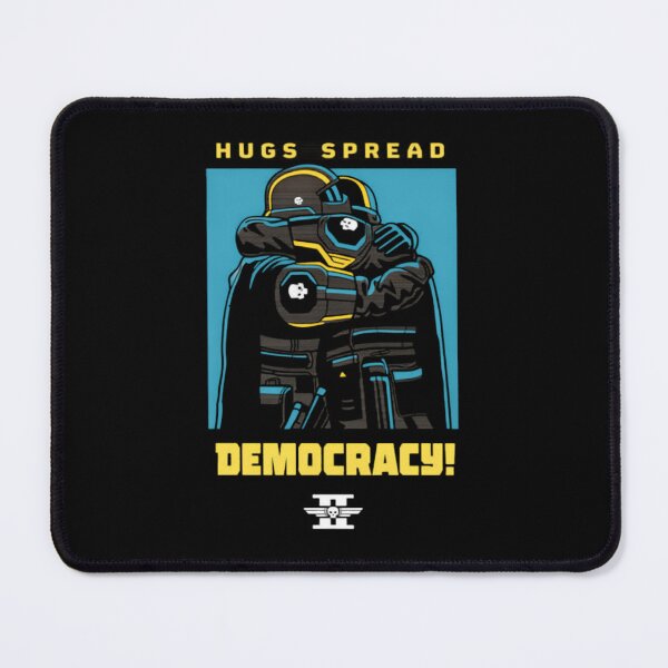 Item preview, Hugs Spread Democracy Helldivers  designed and sold by MinesSticker.