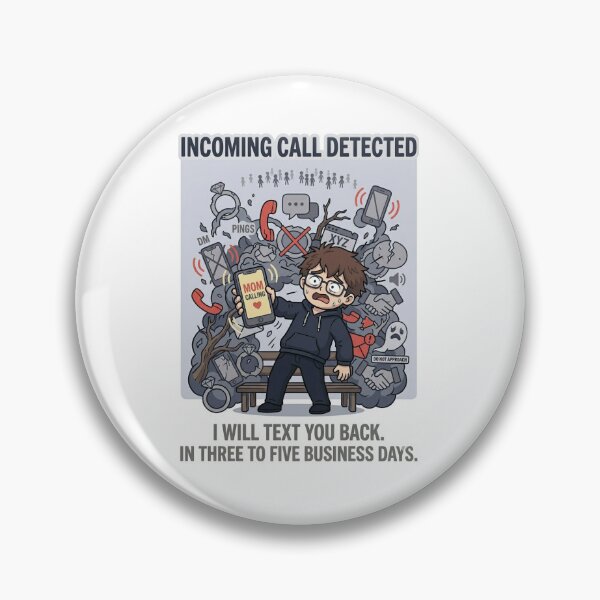 Item preview, Incoming Call Detected designed and sold by IntrovertEngineer11.