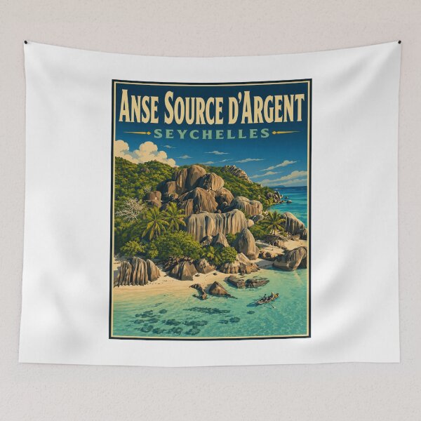 Item preview, Anse Source d'Argent - Seychelles designed and sold by GoodOldVintage.