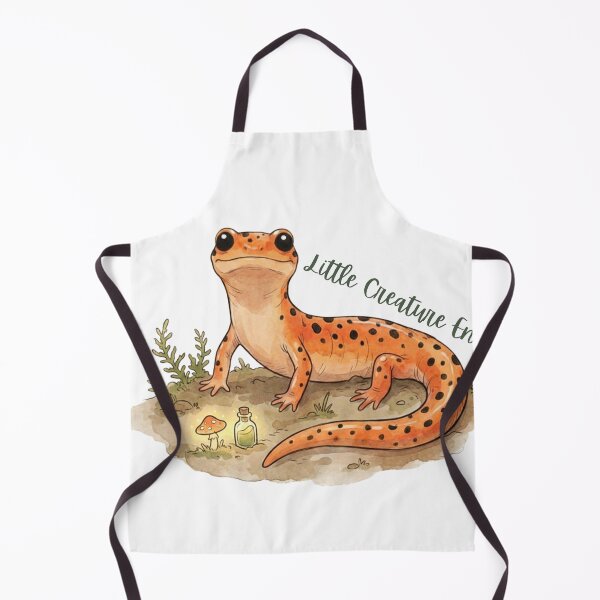 Item preview, Little Creature Energy Cute Salamander Cottagecore Art designed and sold by HoneyBreezeCo.
