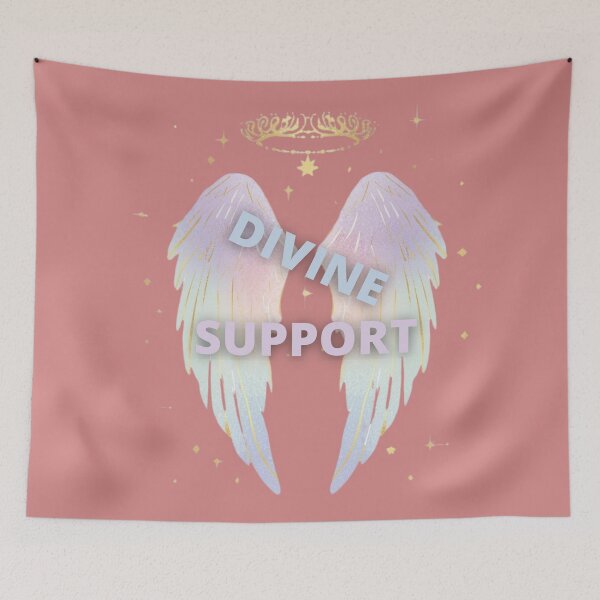 Item preview, Angel Number – Divine Support Spiritual Wings Design designed and sold by CosmicQuietLab.