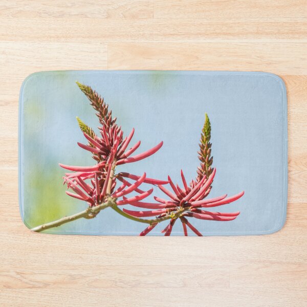 Item preview, Bright Coral Bean Blooms at the National Butterfly Center designed and sold by Debra Martz.