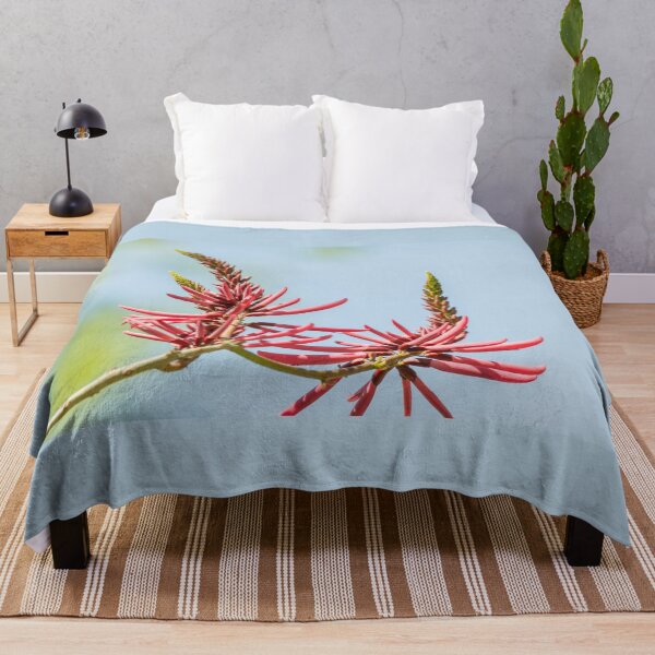 Item preview, Bright Coral Bean Blooms at the National Butterfly Center designed and sold by Debra Martz.