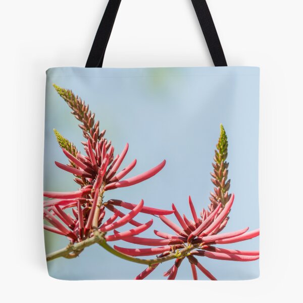 Item preview, Bright Coral Bean Blooms at the National Butterfly Center designed and sold by Debra Martz.