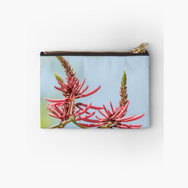 Item preview, Bright Coral Bean Blooms at the National Butterfly Center designed and sold by Debra Martz.