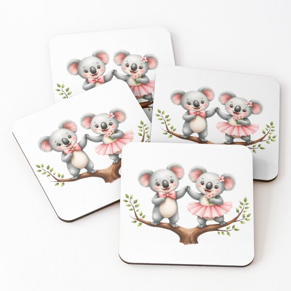 Item preview, Koala Boy and Girl on Tree Branch designed and sold by Passionread.