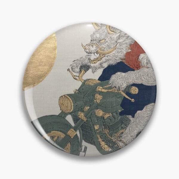 Item preview, Mythical Beast Riding a Motorcycle designed and sold by lautir.