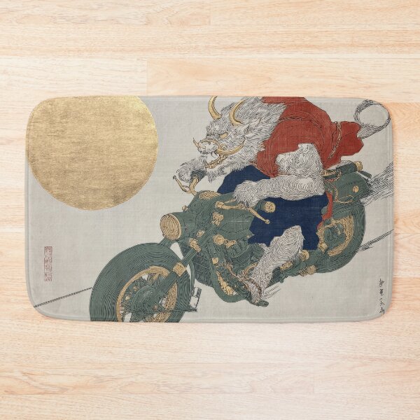 Item preview, Mythical Beast Riding a Motorcycle designed and sold by lautir.