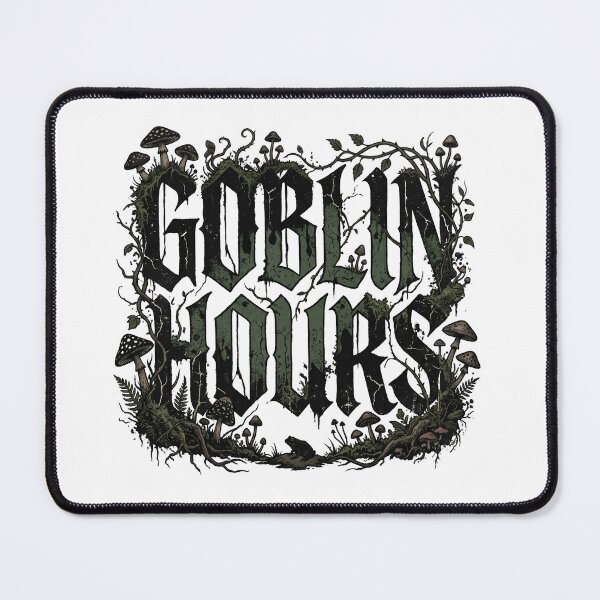 Item preview, Goblin Hours | Dark Humor Goblincore Cottagecore Mushroom Frog Aesthetic designed and sold by vaggleTown.