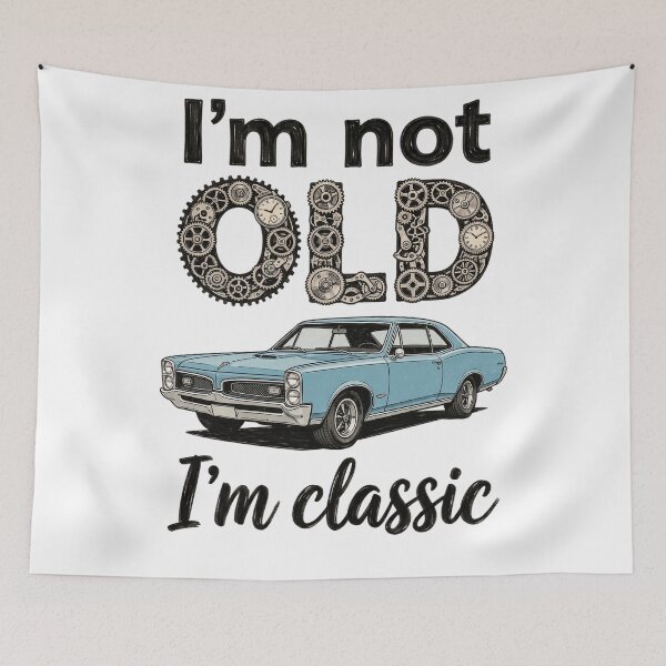 Item preview, Im Not Old Im Classic Muscle Car Funny Birthday Gift designed and sold by CrystalMineArts.