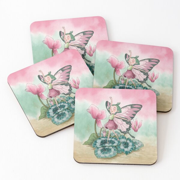 Item preview, January 14th birthday flower Cyclamen Fairy designed and sold by birthflower.