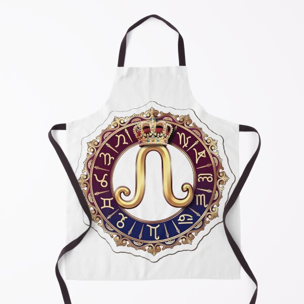 Item preview, Leo Zodiac Royal Crown Emblem All Signs Luxury Art designed and sold by Zodiac Celestial Art.