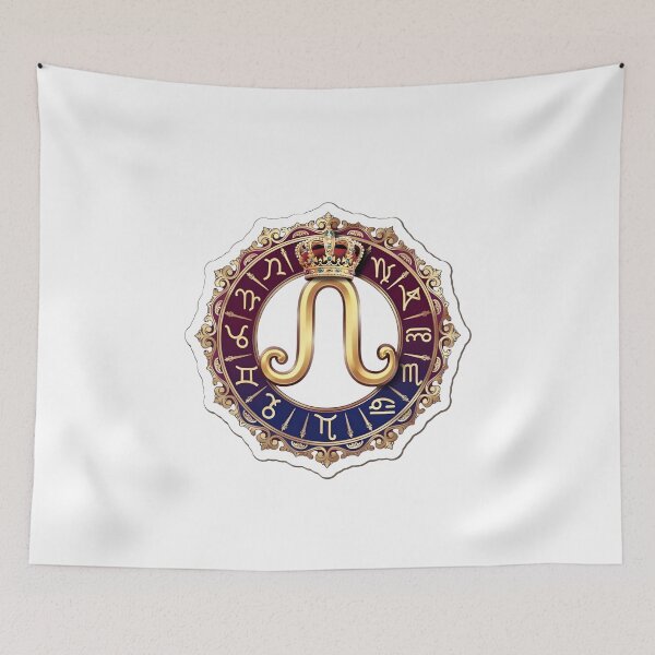 Item preview, Leo Zodiac Royal Crown Emblem All Signs Luxury Art designed and sold by Zodiac Celestial Art.
