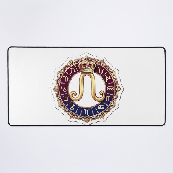 Item preview, Leo Zodiac Royal Crown Emblem All Signs Luxury Art designed and sold by Zodiac Celestial Art.
