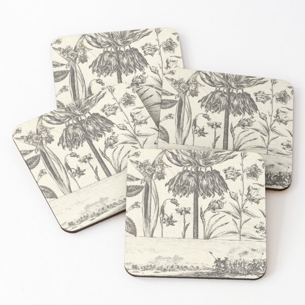 Item preview, Flowers and Battle Scene | Art Nouveau designed and sold by GammaRay.