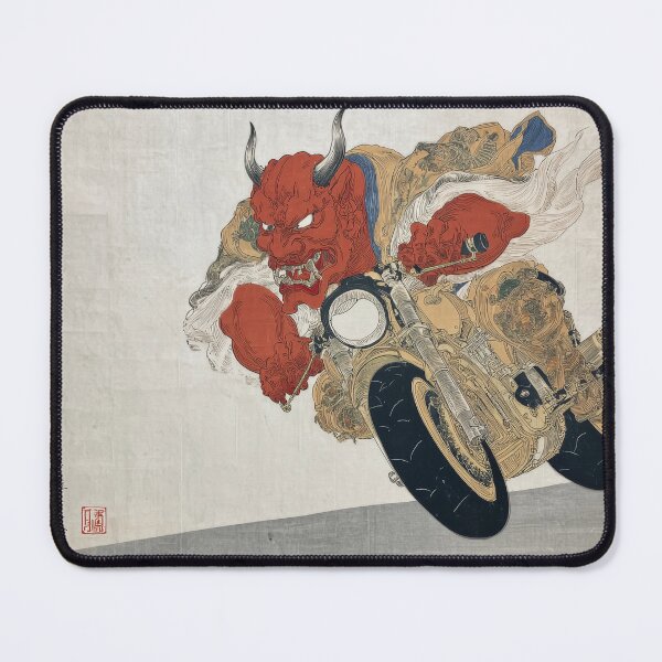 Item preview, Red Demon on Motorcycle designed and sold by lautir.