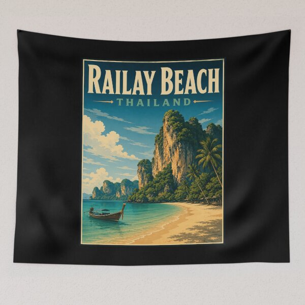 Item preview, Railay Beach - Thailand designed and sold by GoodOldVintage.