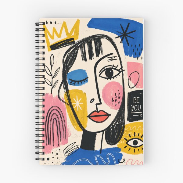 Item preview, Be You Abstract Face Poster designed and sold by DrizzyV.