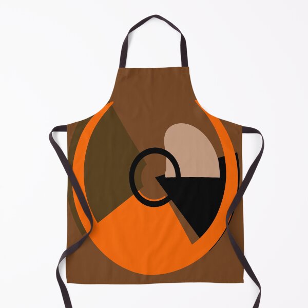 Item preview, Geometric Brown and Orange Abstraction designed and sold by Elaine M Hayward .