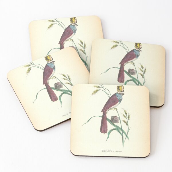 Item preview, Vintage Milliner Bird Portrait | Bird Art designed and sold by GammaRay.