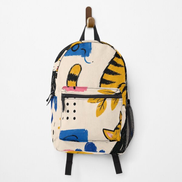 Item preview, Curious Cat Climbing the Colorful Tree designed and sold by DrizzyV.